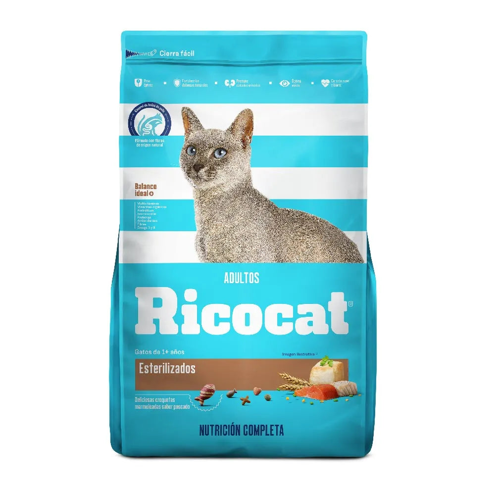 RICOCAT – Alimento para Gatos Esterilizados