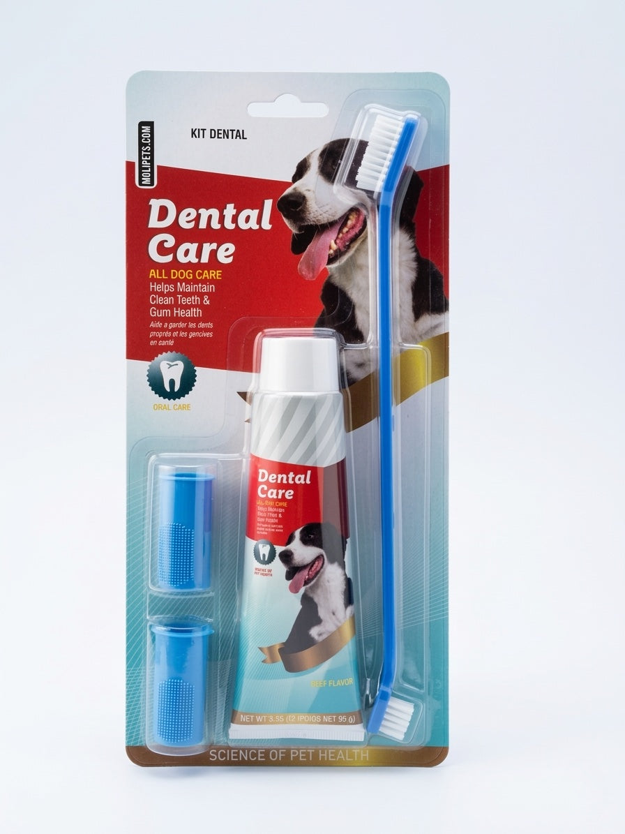 Kit de Higiene Dental Completa para Perros