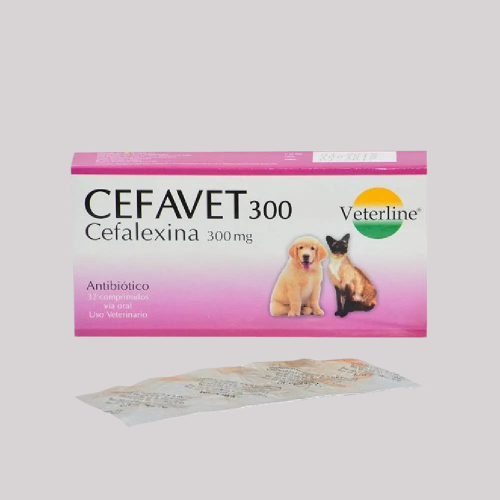 CEFAVET 300MG TABLETA ORAL ANTIBIOTICO