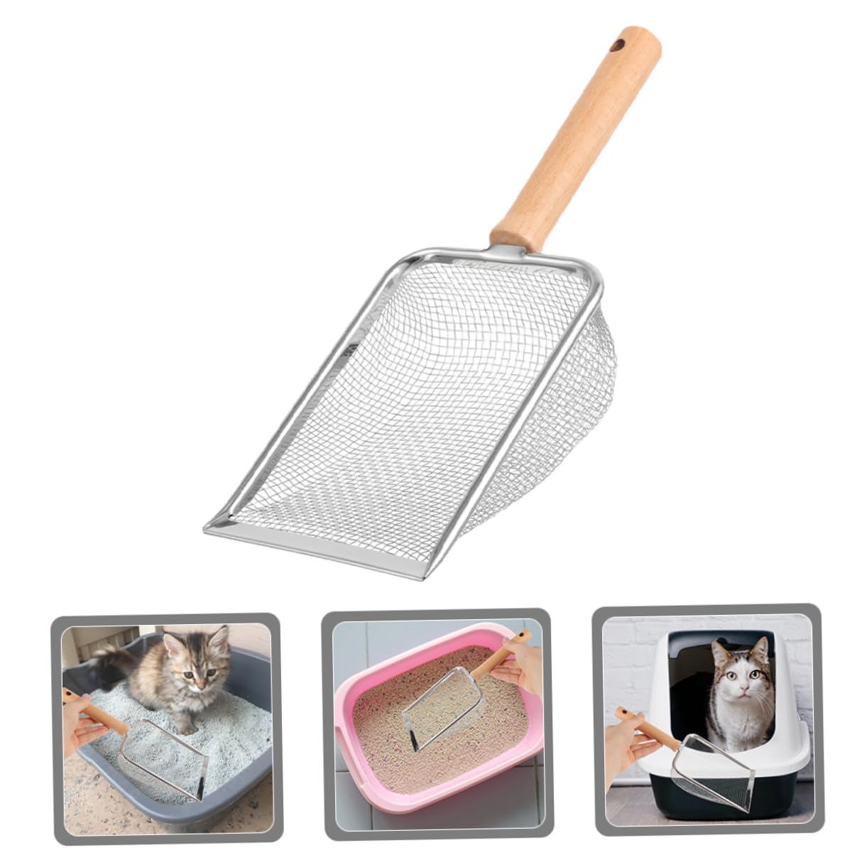 Pala Metálica para Arena de Gato