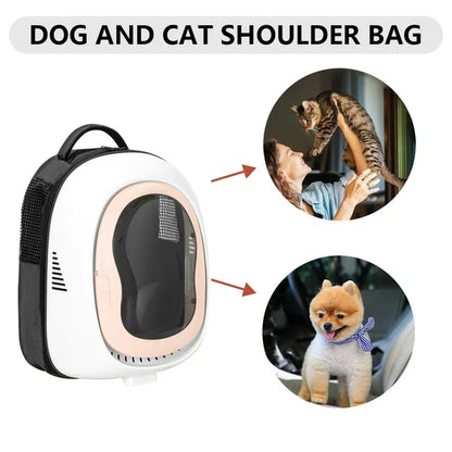 Mochila Transportadora Transpirable para Perros y Gatos – Gran Capacidad