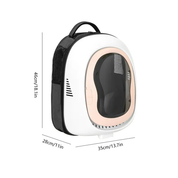 Mochila Transportadora Transpirable para Perros y Gatos – Gran Capacidad