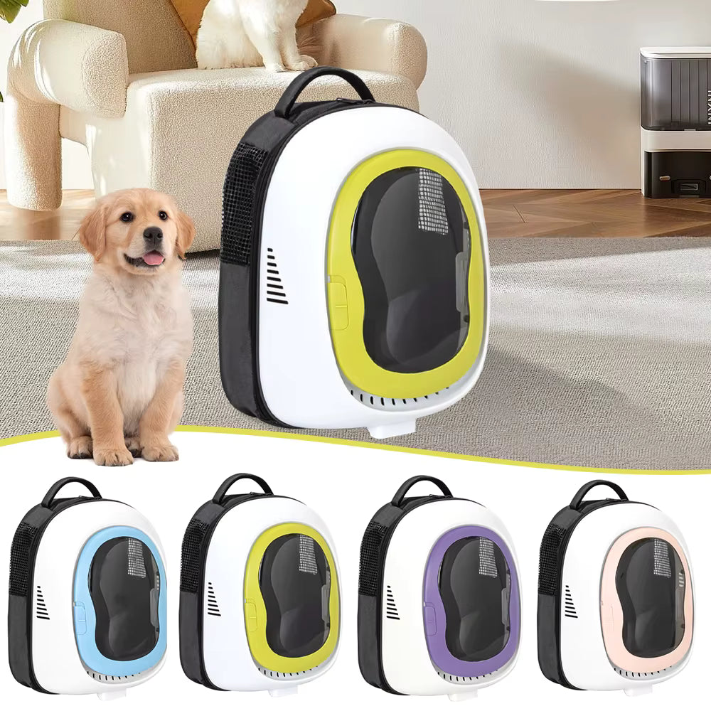 Mochila Transportadora Transpirable para Perros y Gatos – Gran Capacidad