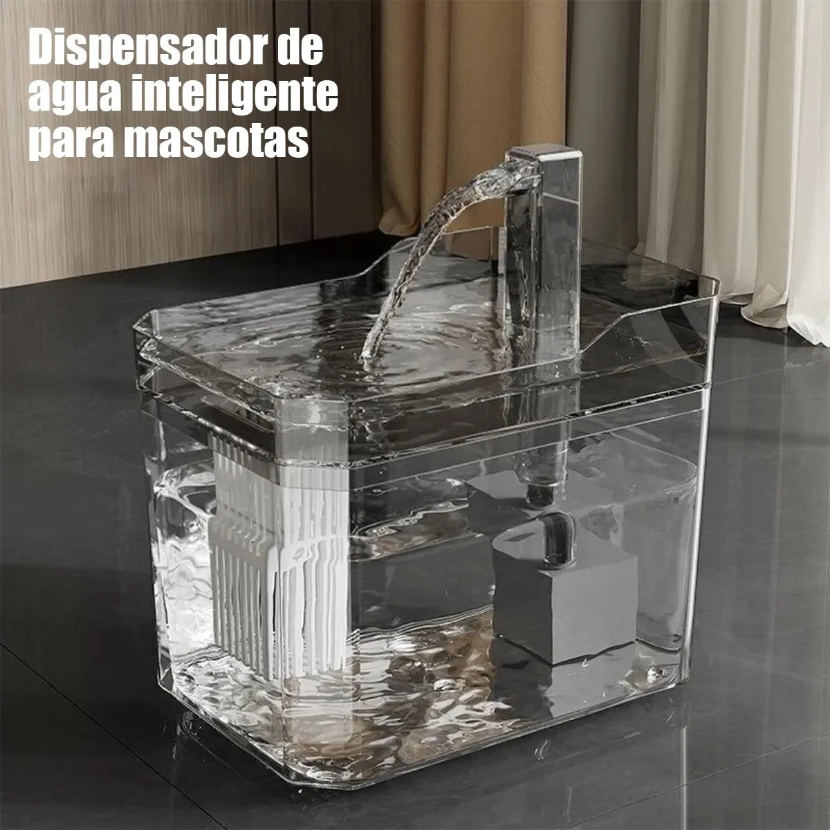 Bebedero Automático Para Perros Y Gatos Con Inducción 1.5L