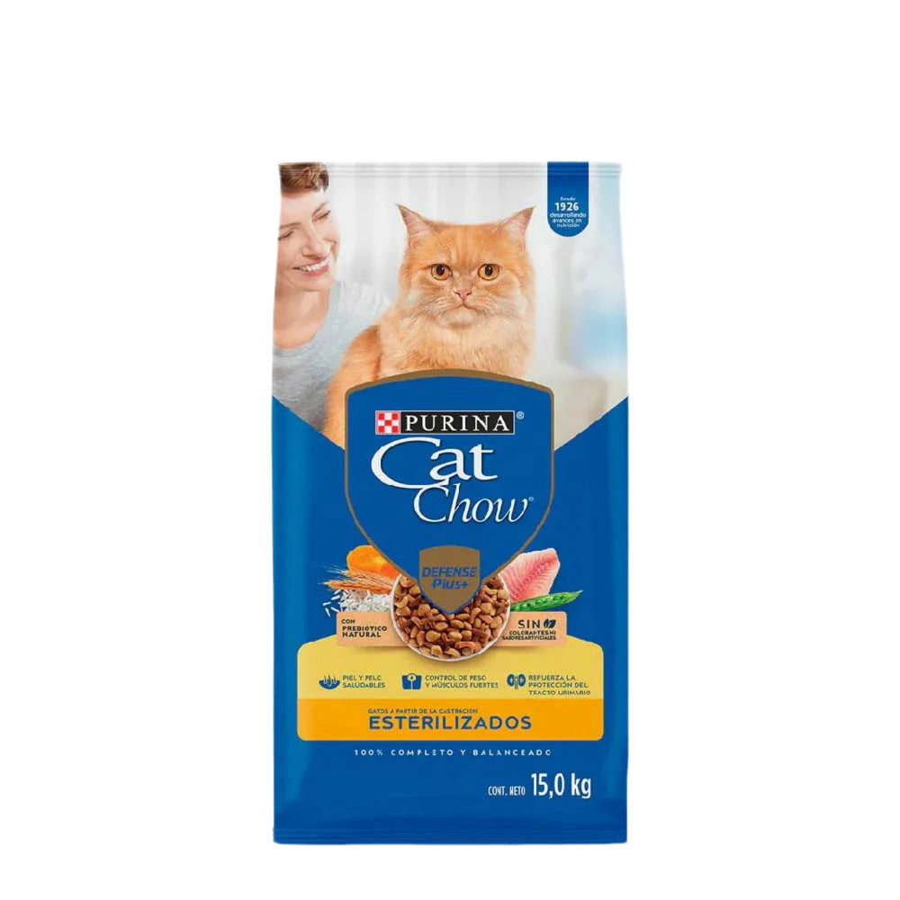 CAT CHOW - Adultos Esterilizados Defense Plus