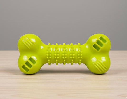 juguete de púas molares en forma de hueso, limpieza de dientes de mascotas