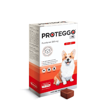 Proteggo 1M  X 1 Tableta - Antipulgas Para Perros