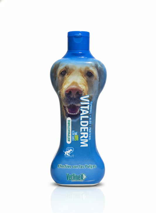 Shampoo para Perro Antipulgas Vitalderm Vetlinex 500 Ml
