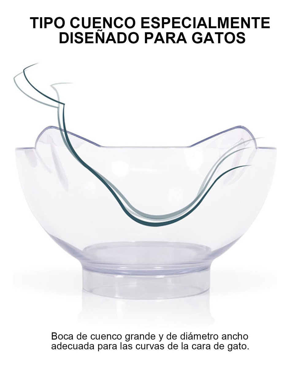 Plato Comedero doble base  Para Gatos Y Perros