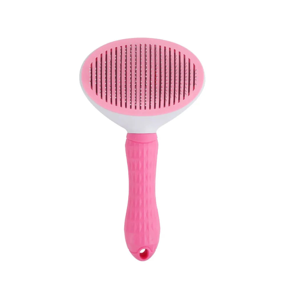 Cepillo para Perros y Gatos con Botón Removedor de Pelo