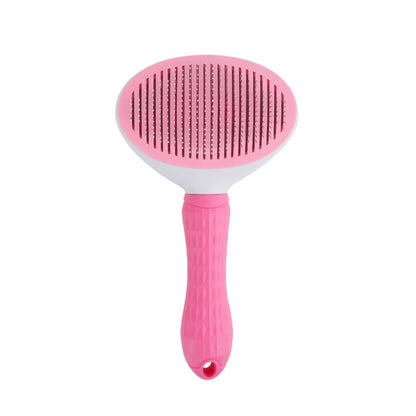 Cepillo para Perros y Gatos con Botón Removedor de Pelo