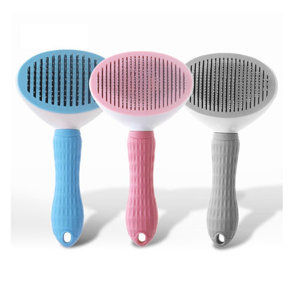 Cepillo para Perros y Gatos con Botón Removedor de Pelo
