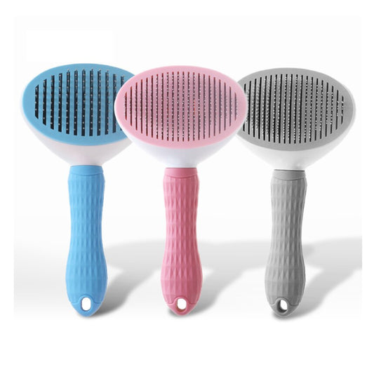 Cepillo para Perros y Gatos con Botón Removedor de Pelo