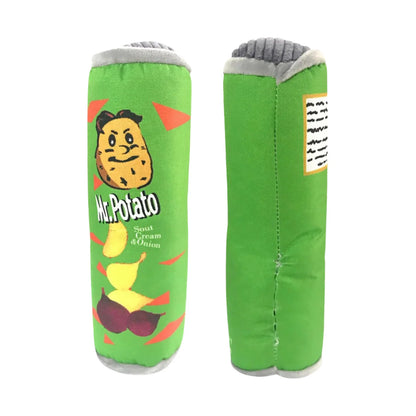 Peluche Mr. Potato Tubo Sonoro para Mascotas