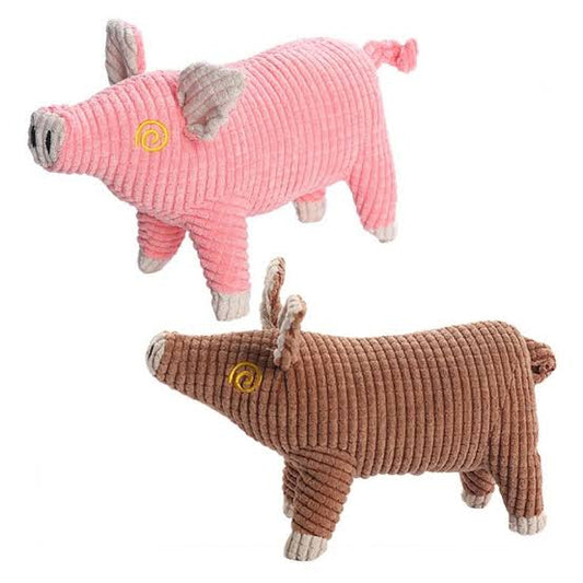 Cerdito de Pana Corduroy – El Juguete de Estimulación para Mascotas