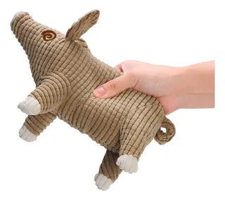 Cerdito de Pana Corduroy – El Juguete de Estimulación para Mascotas