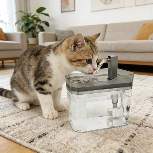 Bebedero Automático Para Perros Y Gatos Con Inducción 1.5L