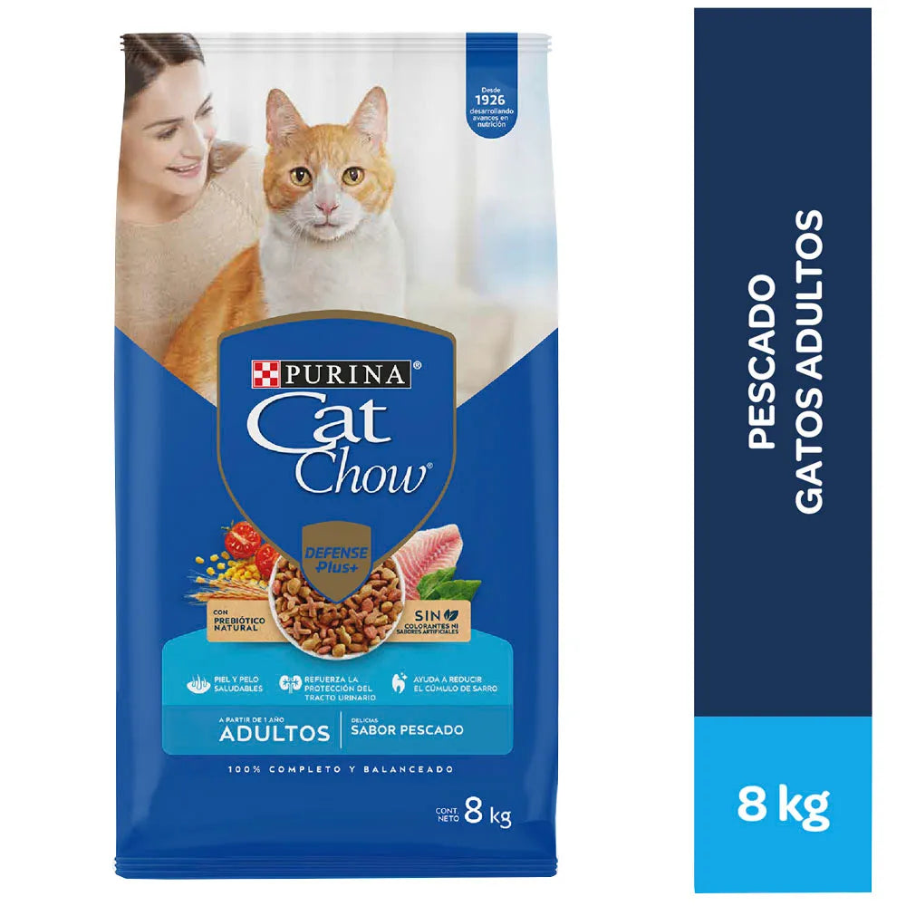 CAT CHOW - Adulto Sabor Pescado Bolsa 8kg