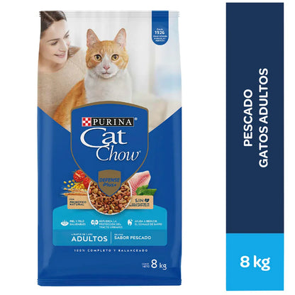 CAT CHOW - Adulto Sabor Pescado Bolsa 8kg