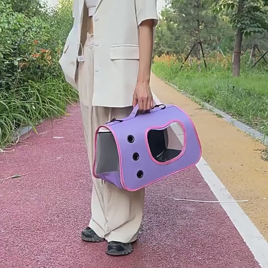 Mochila transportadora portátil para gatos y mascotas pequeñas