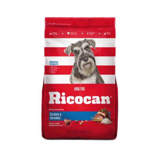 Ricocan Cordero Y Cereales Adultos Razas Pequeñas