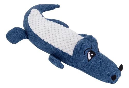 Juguete Peluche para Perros en Forma de Cocodrilo – Resistente y Divertido 30 cm