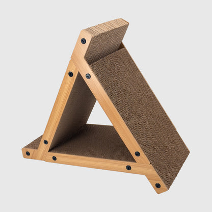 Rascador triangular para gatos