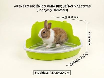 Bandeja Higiénica Esquinera conejos - hamster