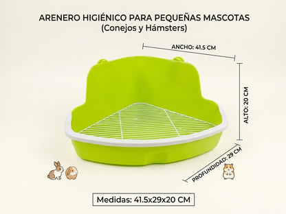 Bandeja Higiénica Esquinera conejos - hamster