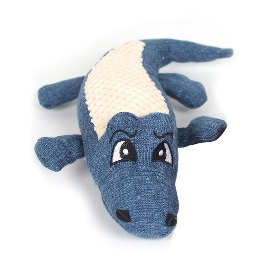 Juguete Peluche para Perros en Forma de Cocodrilo – Resistente y Divertido 30 cm