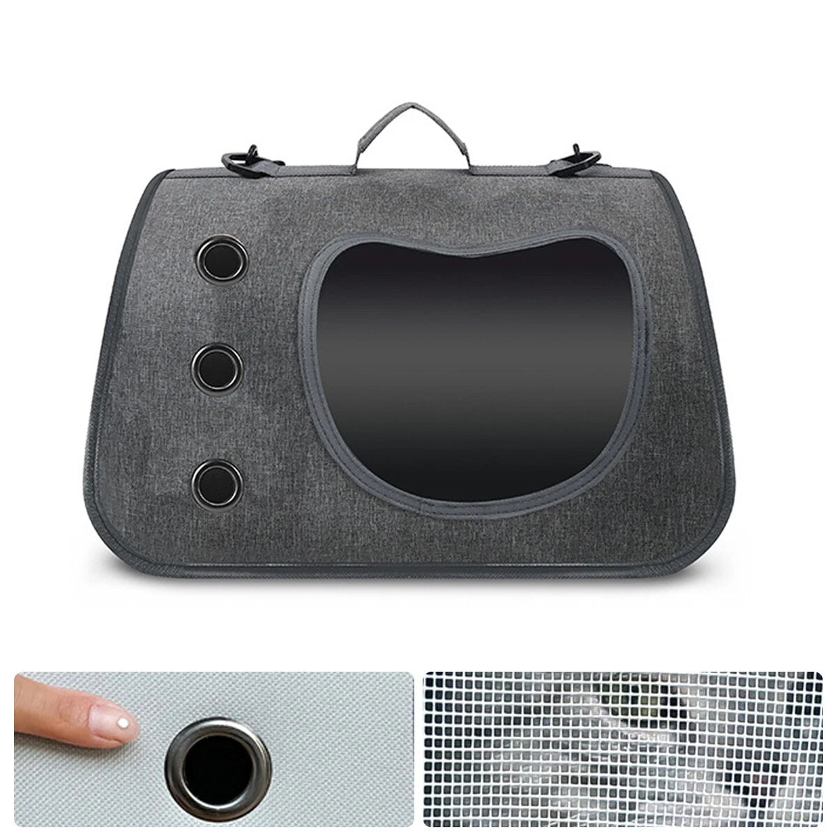 Mochila transportadora portátil para gatos y mascotas pequeñas