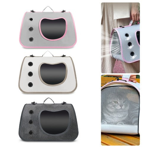 Mochila transportadora portátil para gatos y mascotas pequeñas