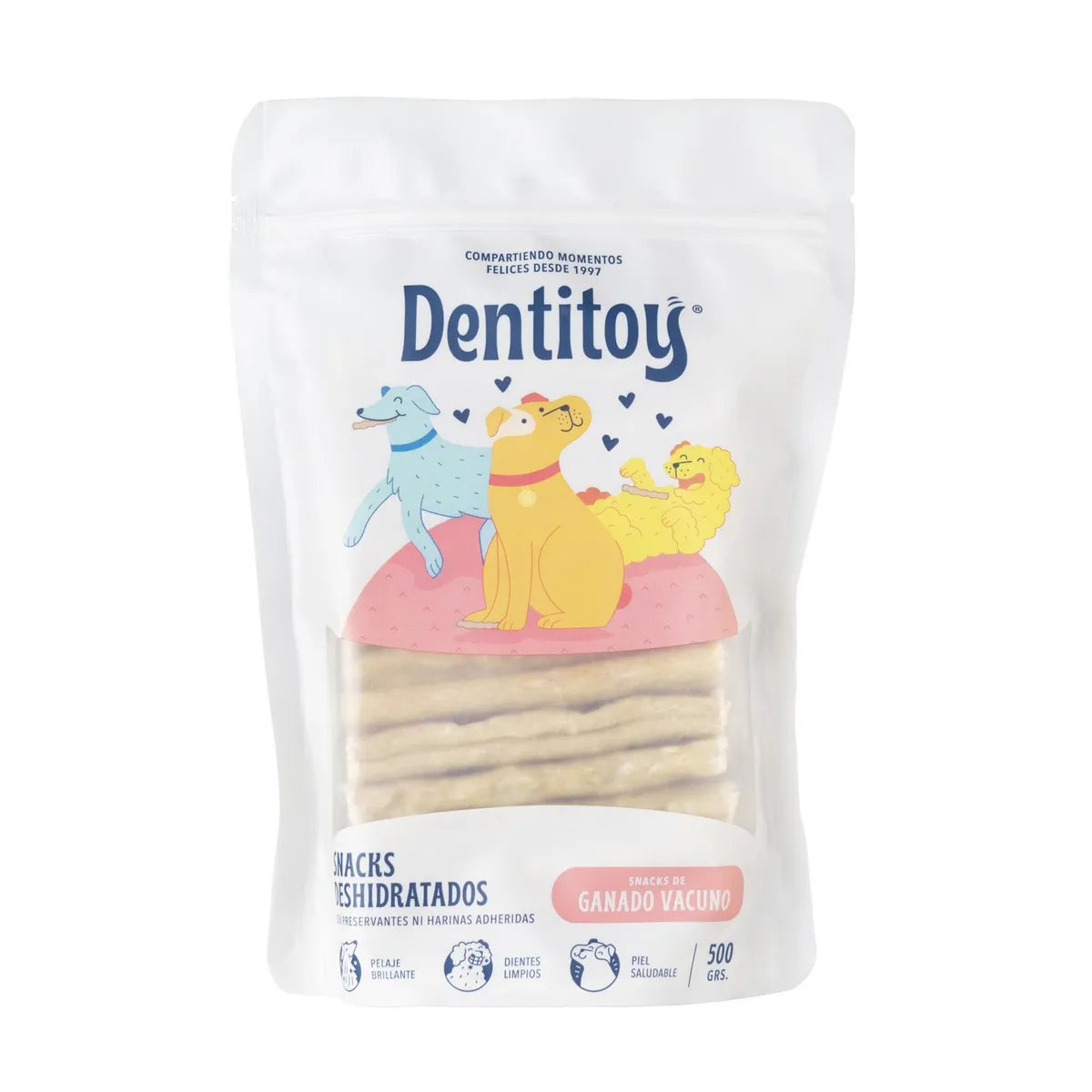Dentitoy  Snack para Perros 500 gr Sabor Carne